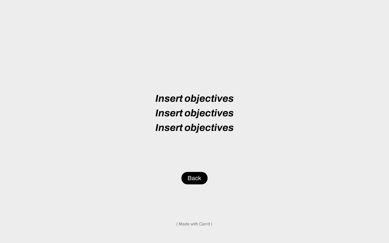 Carrd profile picture for @objectives